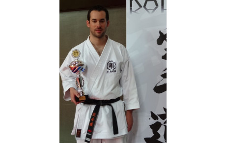 Cédric Méar vainqueur de la Coupe de France Goju Ryu